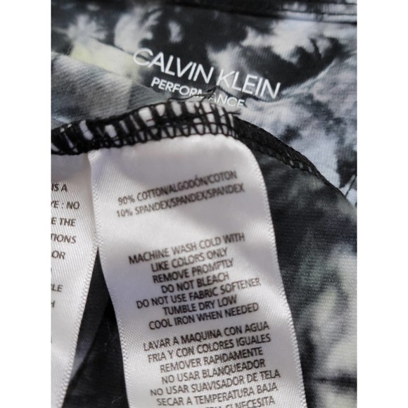 Calvin Klein Tie Dyed Cropped Racerback Top Large - Picture 11 of 13